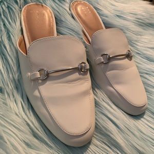 A new day used white loafers size 8